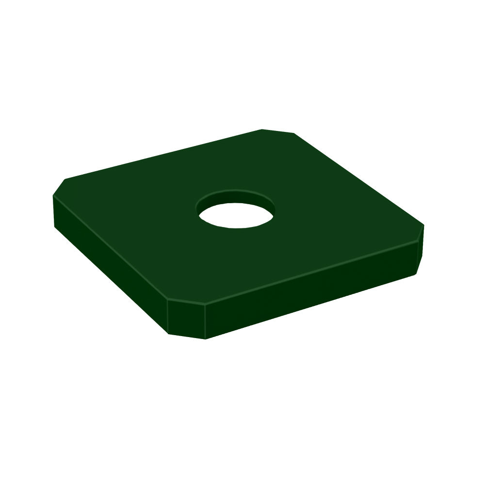 5" Recycle Lid (fits 22 gallon square) - Red - Anchorline Supply