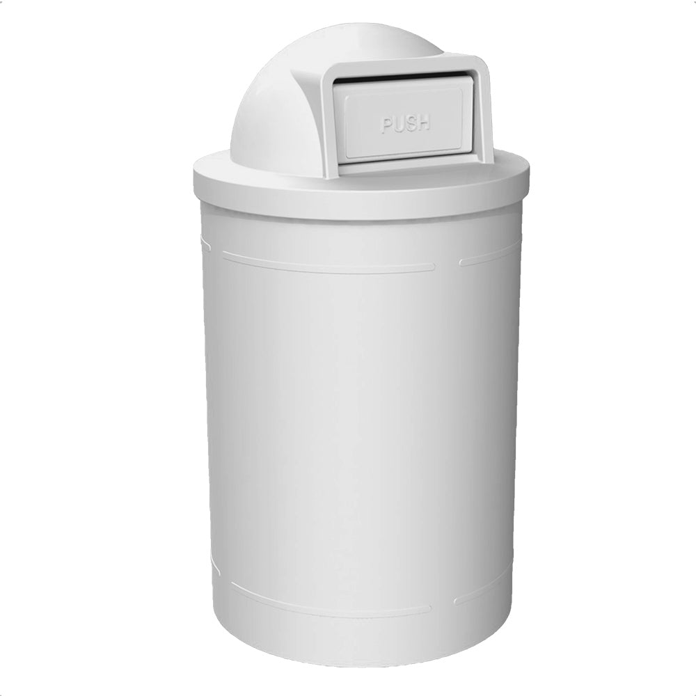 55 Gallon Classic Round | Dome Top - Assembly - Green - Anchorline Supply