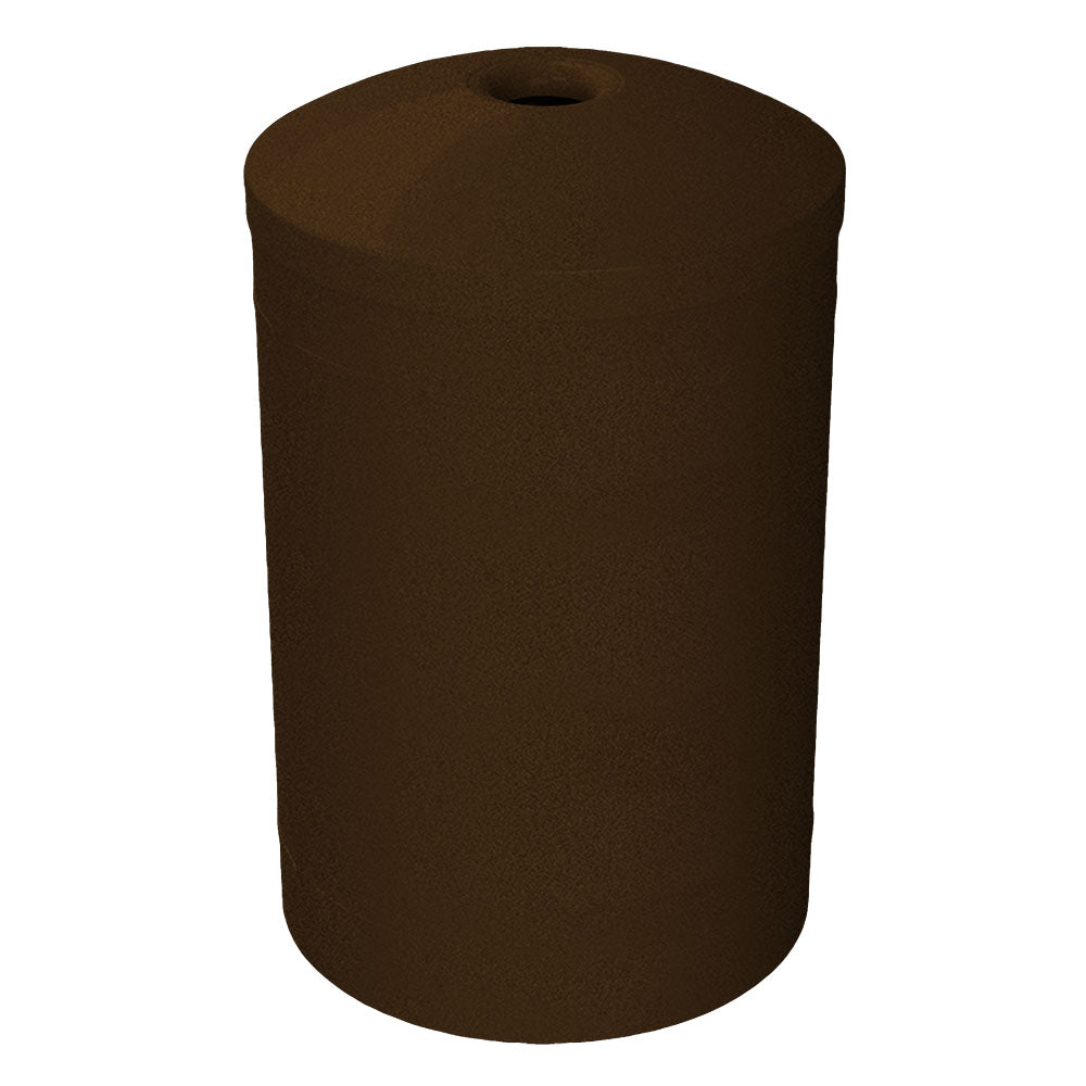 55 Gallon Classic Round | Mushroom Top Lid - Assembly - Dark Granite - Anchorline Supply