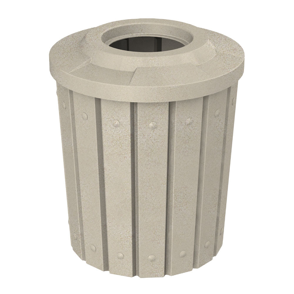 42 Gallon Signature Round | Flat Top with 11.5" hole - Assembly - Light Granite - Anchorline Supply