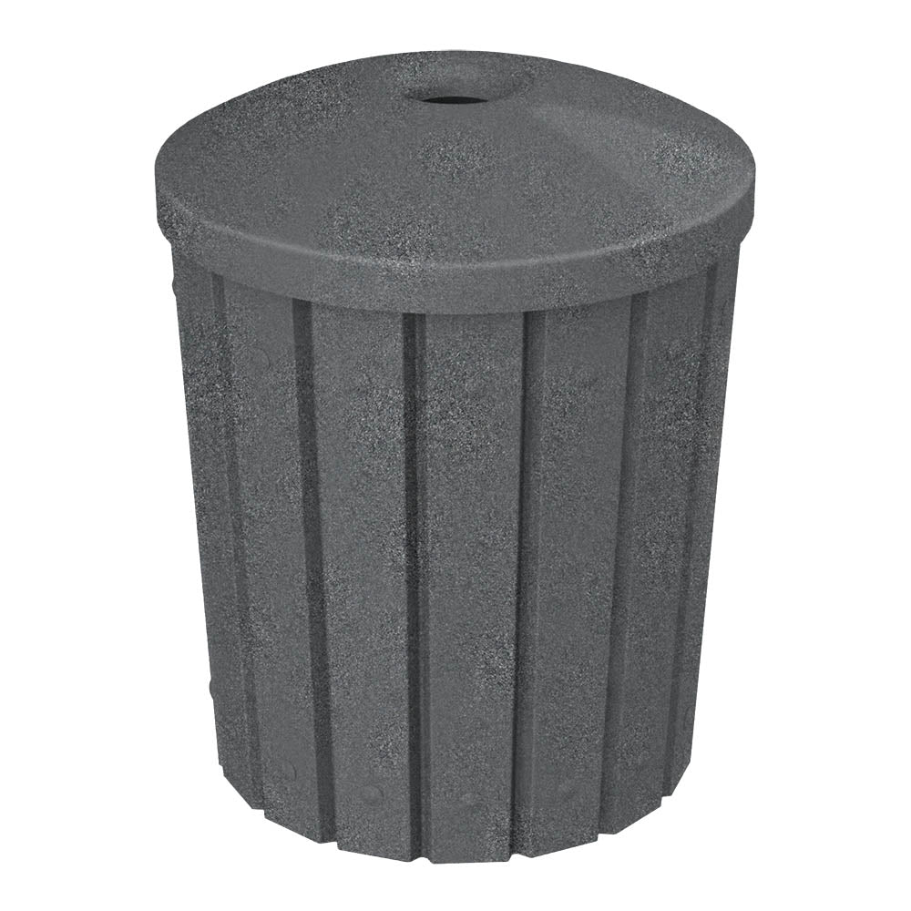 42 Gallon Signature Round | Mushroom Top - Assembly - Brown Granite - Anchorline Supply