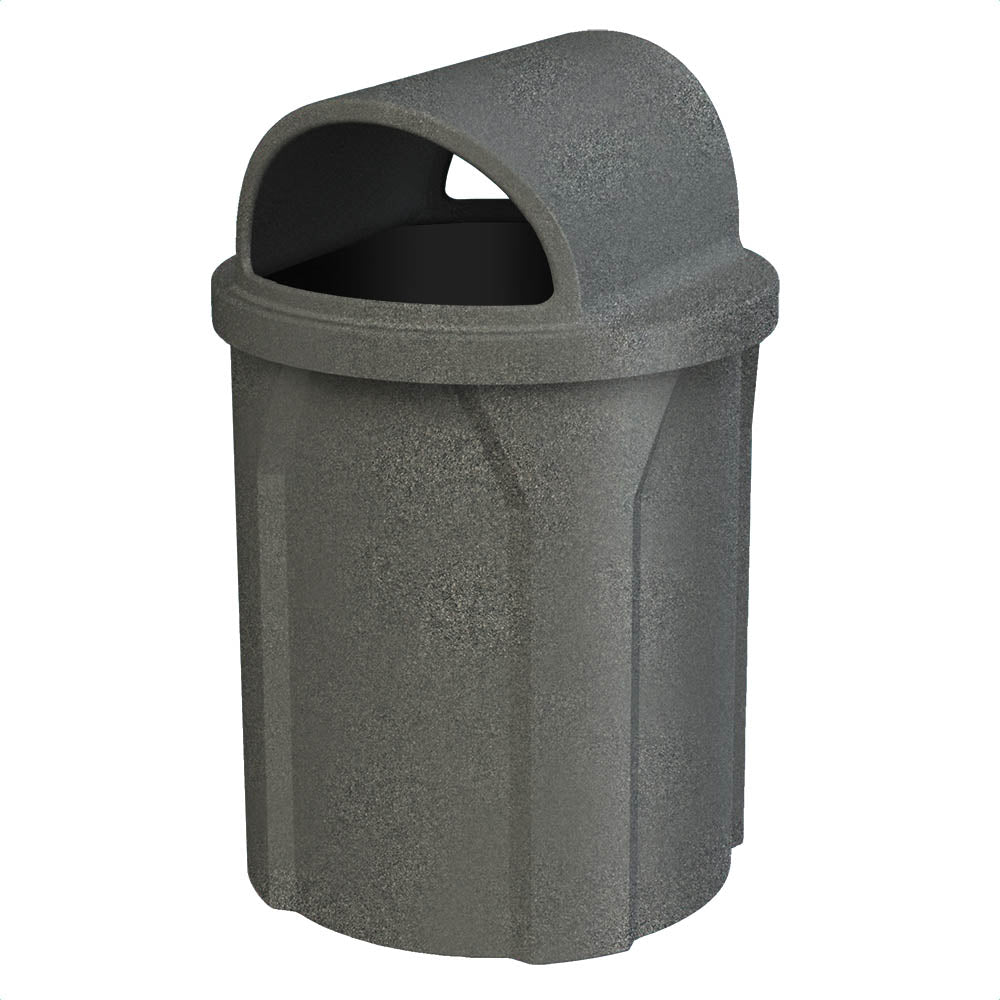 42 Gallon Classic Round | 2-Way Open Lid - Assembly - Blue - Anchorline Supply