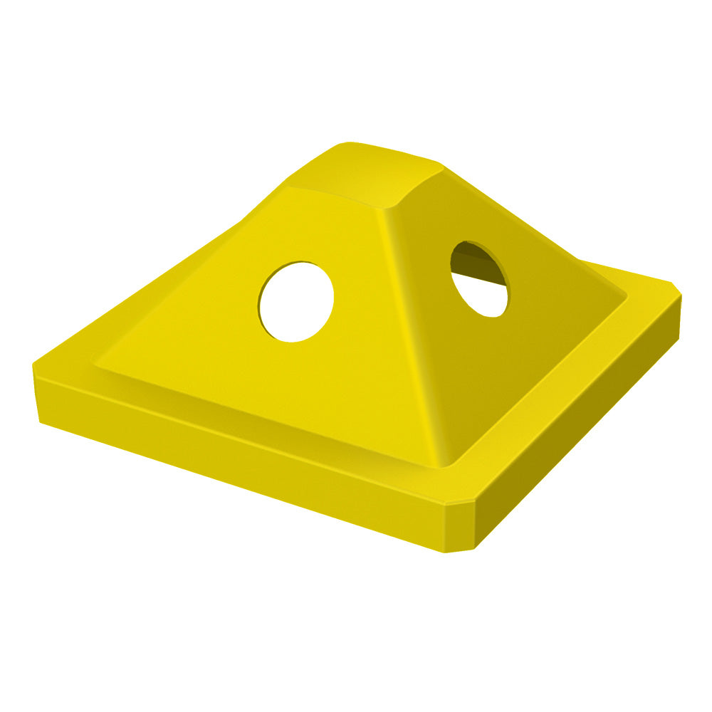 Pyramid Top Lid (fits 32 gallon square) - Black - Anchorline Supply
