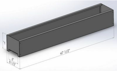 Deck Rail Planter (24", 36", 48") - 48 inch - Anchorline Supply