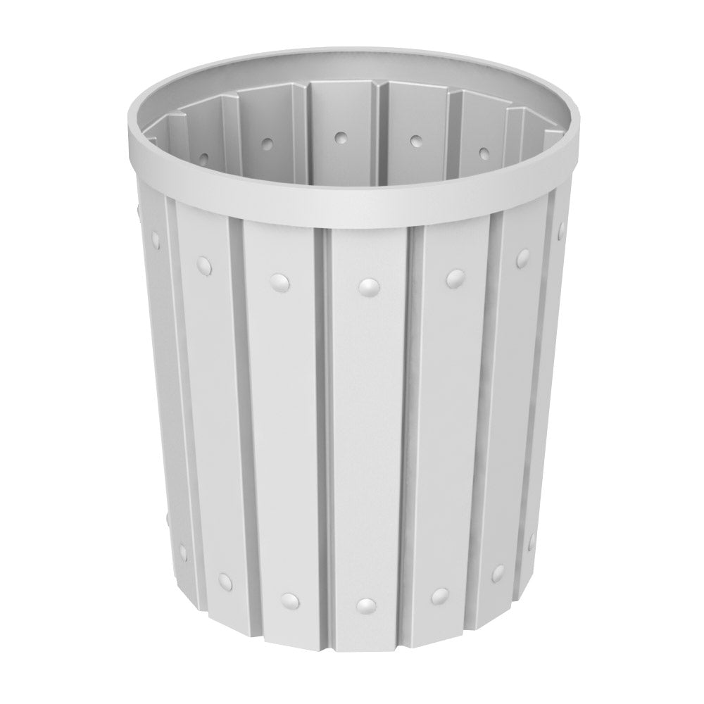 42 Gallon Round Signature Receptacle - Brown - Anchorline Supply