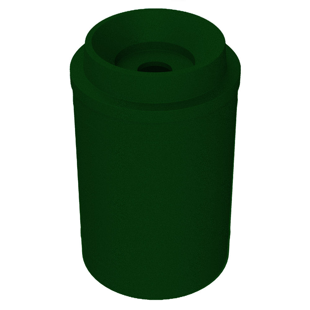 55 Gallon Classic Round | Funnel with 5"Hole Lid - Assembly - Brown - Anchorline Supply