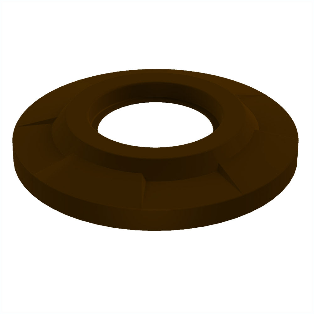 3-PACK - Flat Top with 11.5" Hole (fits 42 & 55 gallon round) - Black - Anchorline Supply