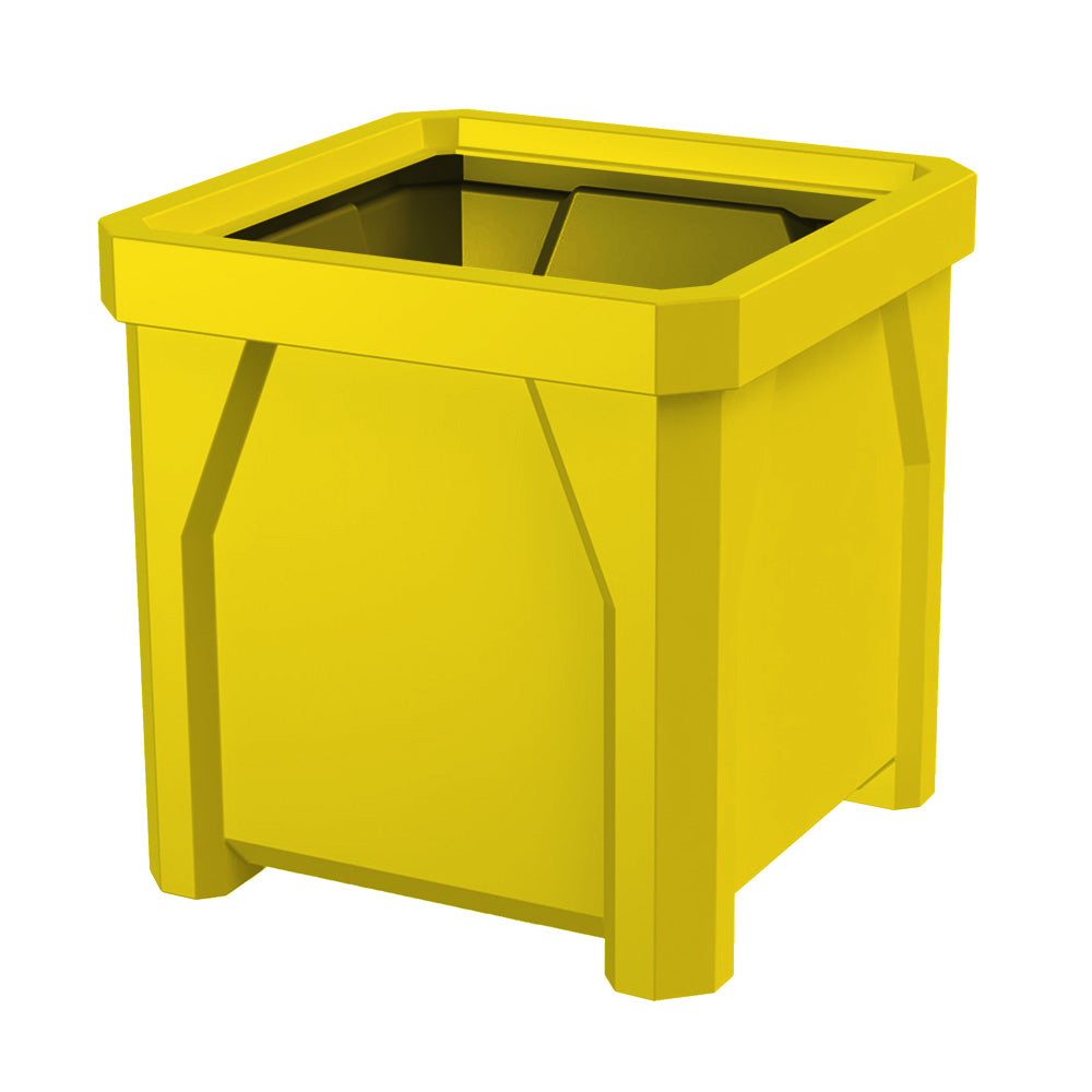 36" Square Plastic Planter - Green Granite - Anchorline Supply