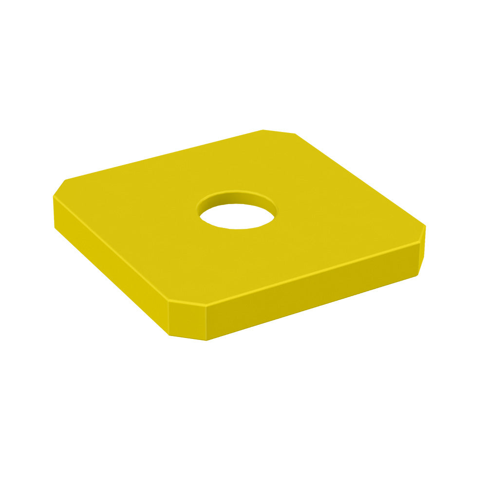 5" Recycle Lid (fits 22 gallon square) - Green - Anchorline Supply
