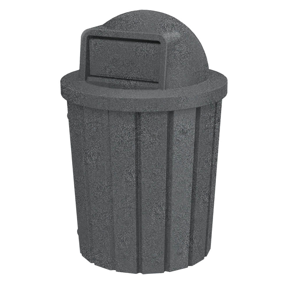 42 Gallon Signature Round | Dome Top - Assembly - Green Granite - Anchorline Supply