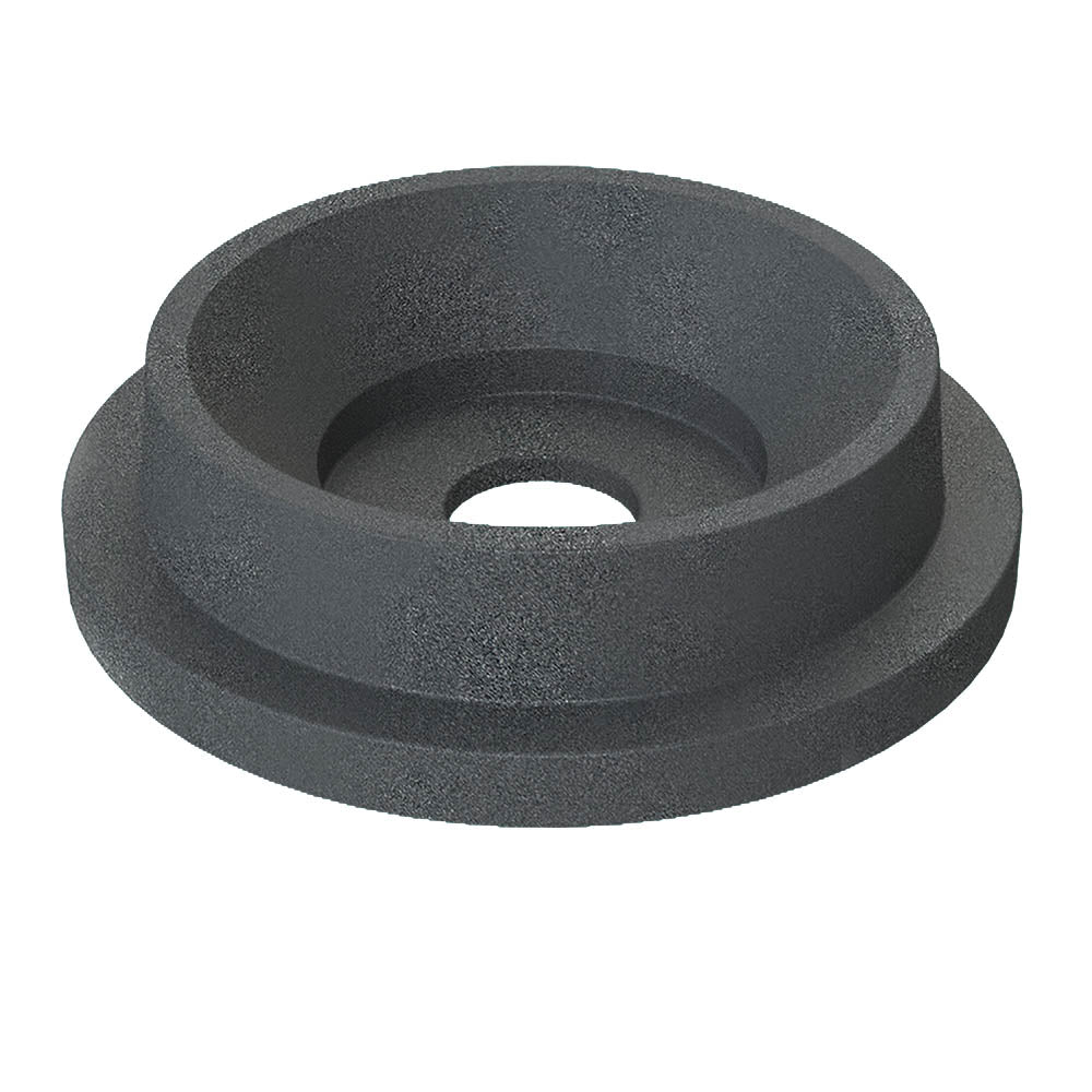 Funnel Top with 5" Hole (fits 42 & 55 gallon round) - White - Anchorline Supply