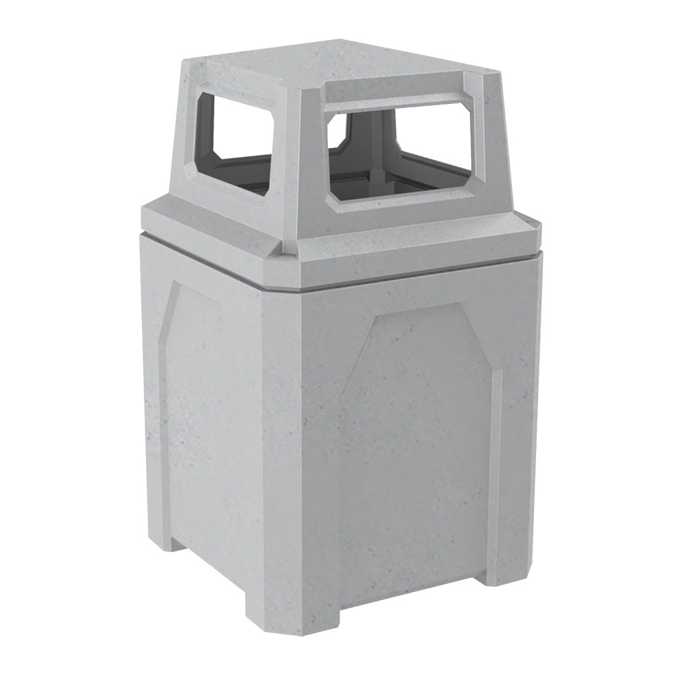 52 Gallon Classic Square | 4-Way Top - Assembly - Red - Anchorline Supply
