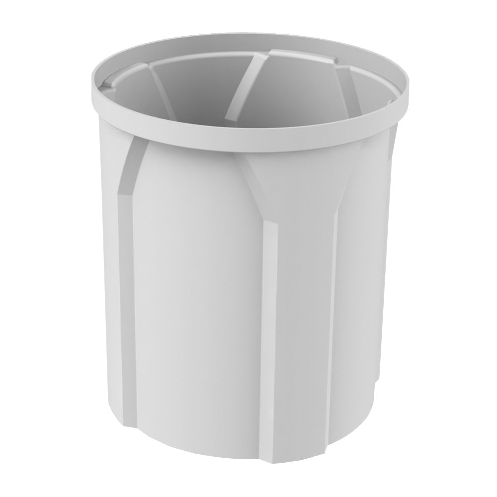 42 Gallon Round Classic Receptacle - Black - Anchorline Supply