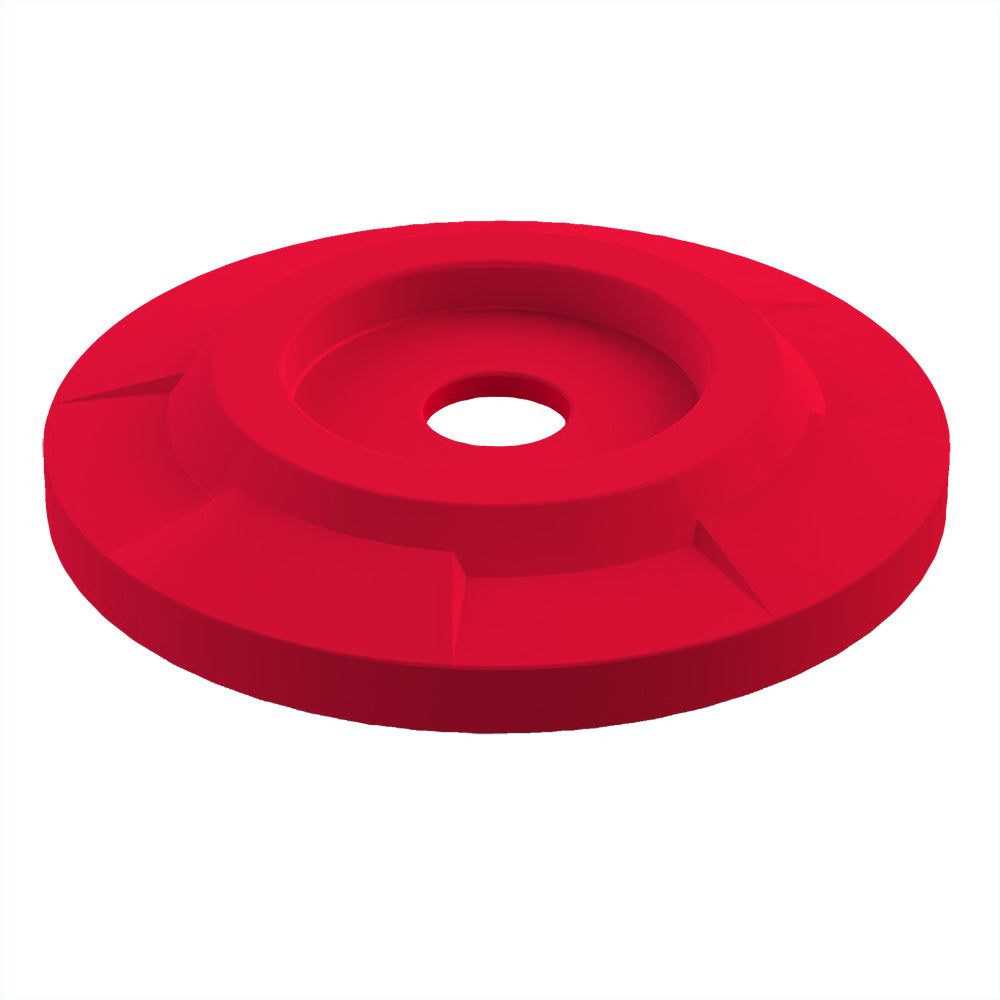 3-PACK - Flat Top with 5" Hole (fits 42 & 55 gallon round) - Green - Anchorline Supply
