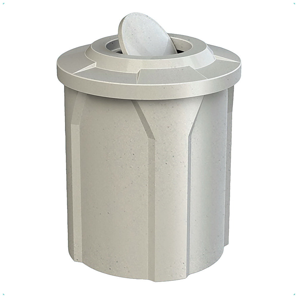 42 Gallon Classic Round | Bug Barrier Lid - Assembly - Red - Anchorline Supply