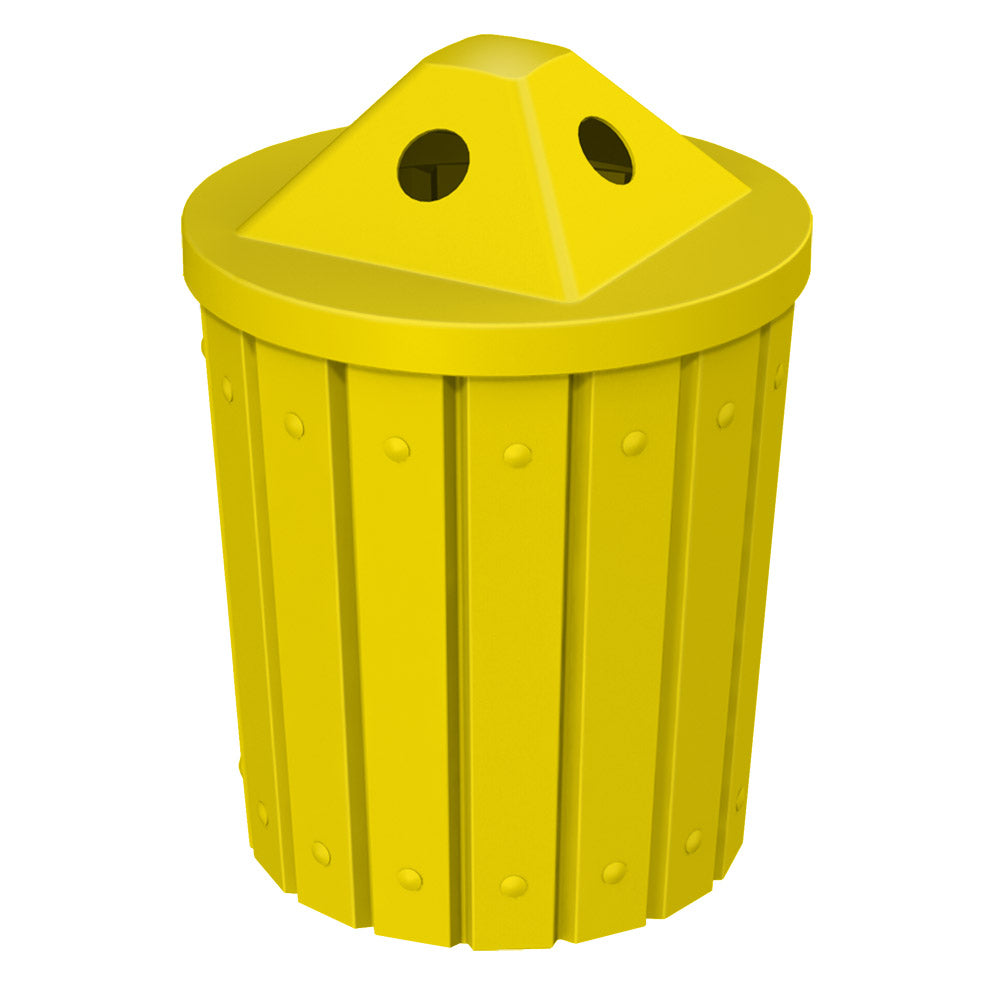 42 Gallon Signature Round | Pyramid Top - Assembly - Green - Anchorline Supply
