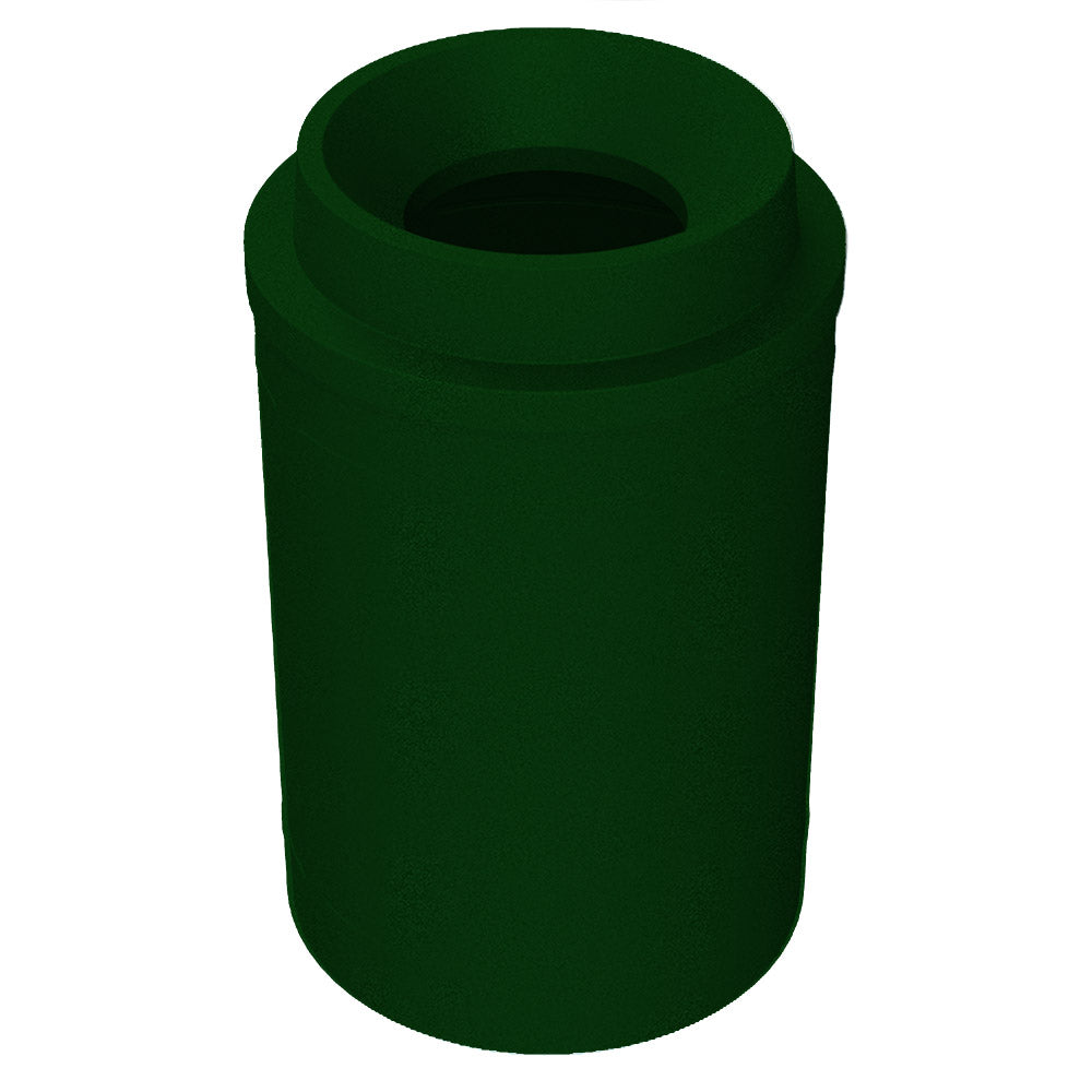 55 Gallon Classic Round | Funnel with 11.5"Hole Lid - Assembly - White - Anchorline Supply