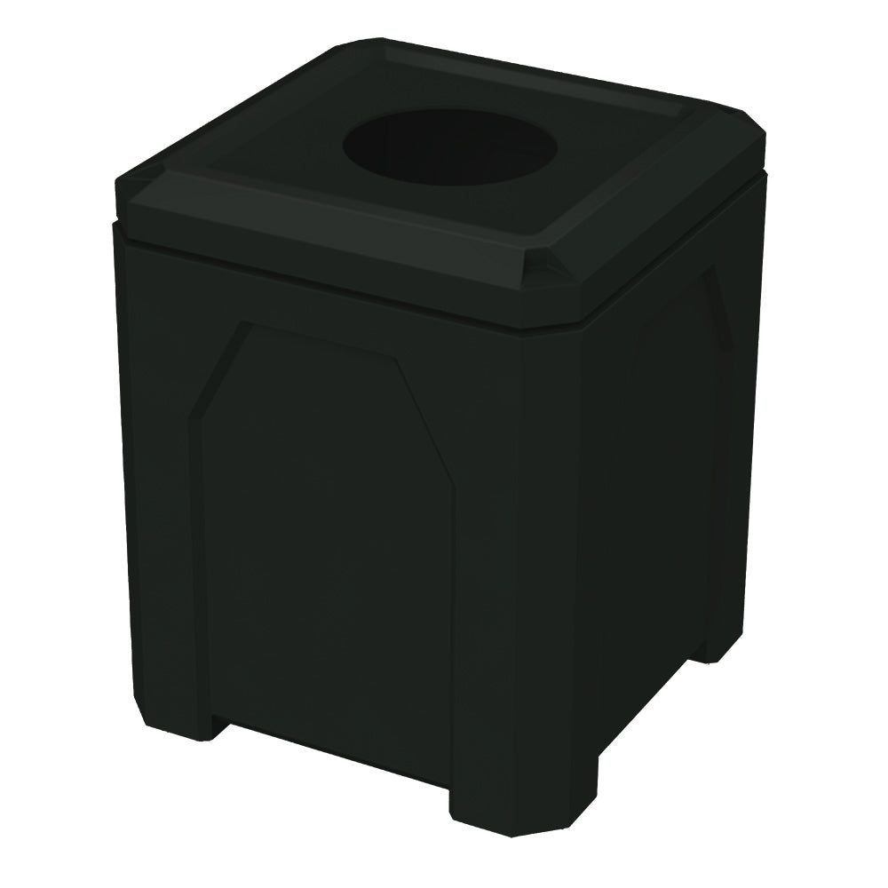 52 Gallon Classic Square | 11.5" Recycling Lid - Assembly - Light Granite - Anchorline Supply
