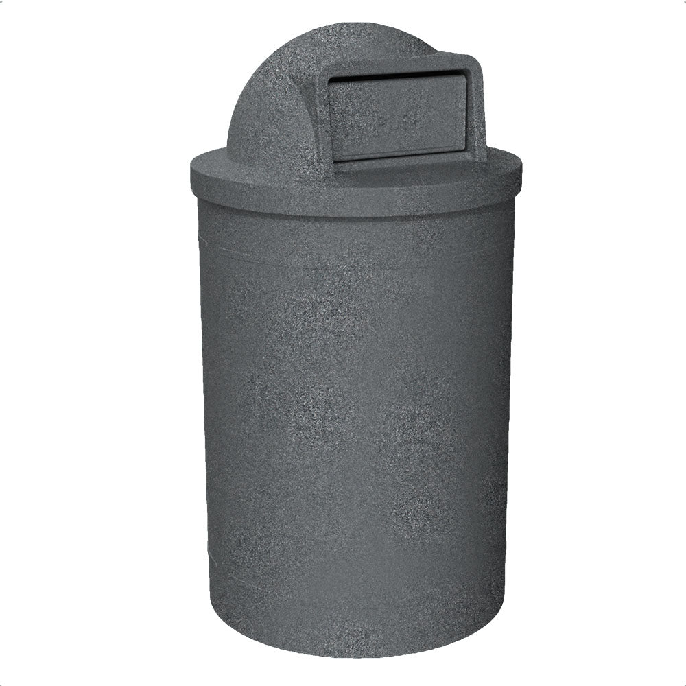 55 Gallon Classic Round | Dome Top - Assembly - Brown - Anchorline Supply