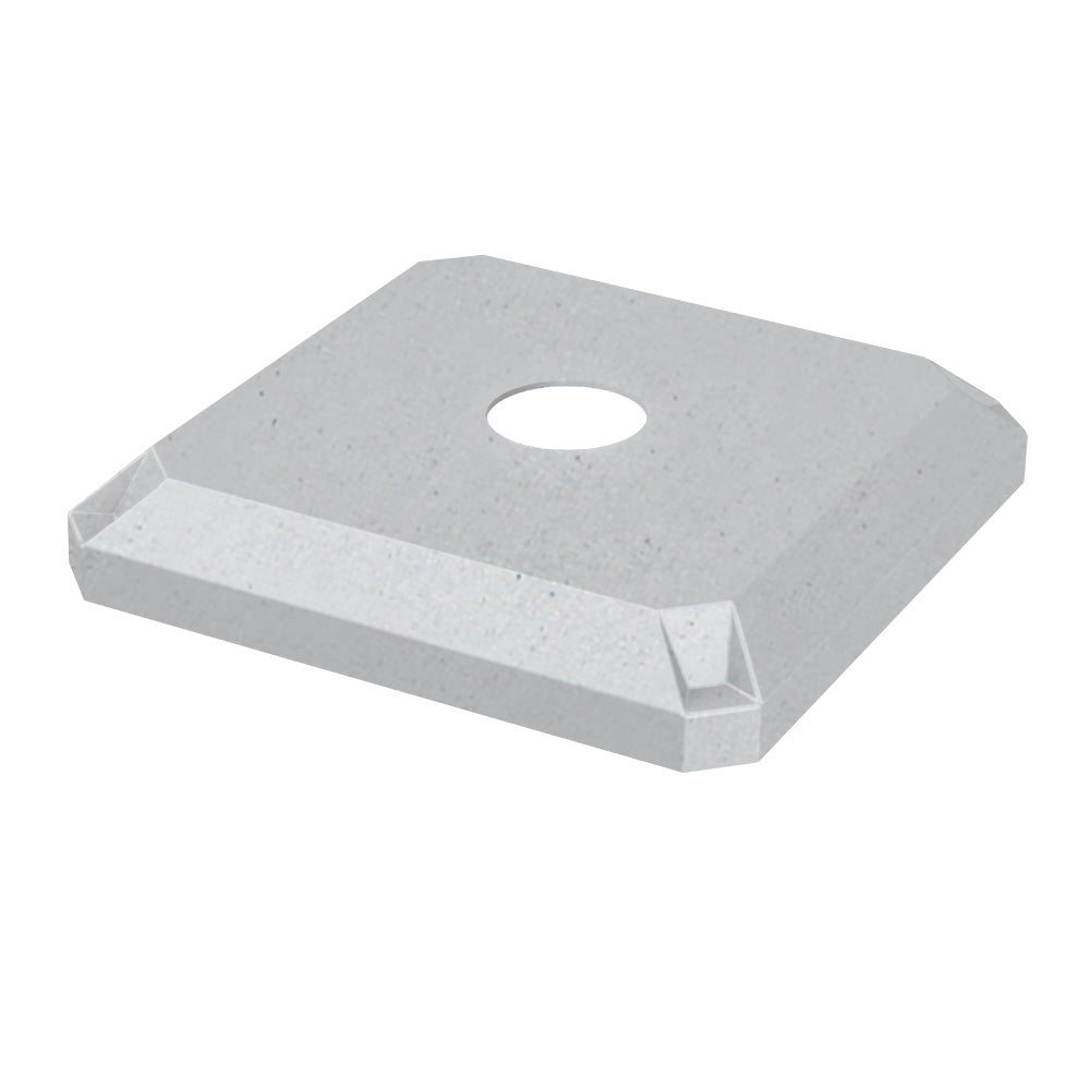 5" Recycle Lid (fits 32 gallon square) - Red - Anchorline Supply