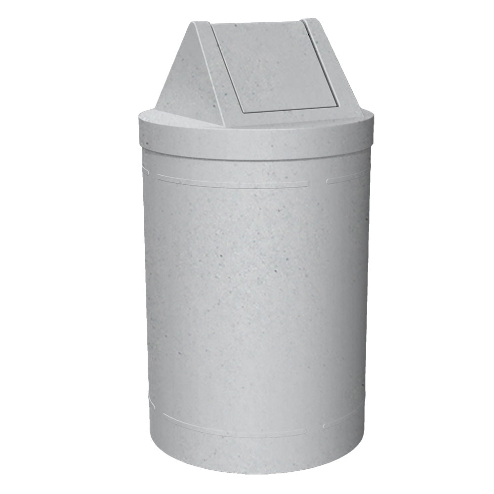 55 Gallon Classic Round | Swing Top - Assembly - Orange - Anchorline Supply