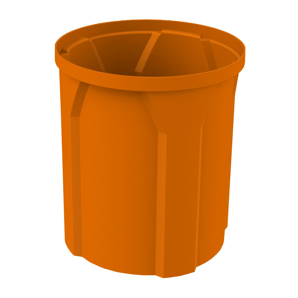 42 Gallon Round Classic Receptacle - Red - Anchorline Supply