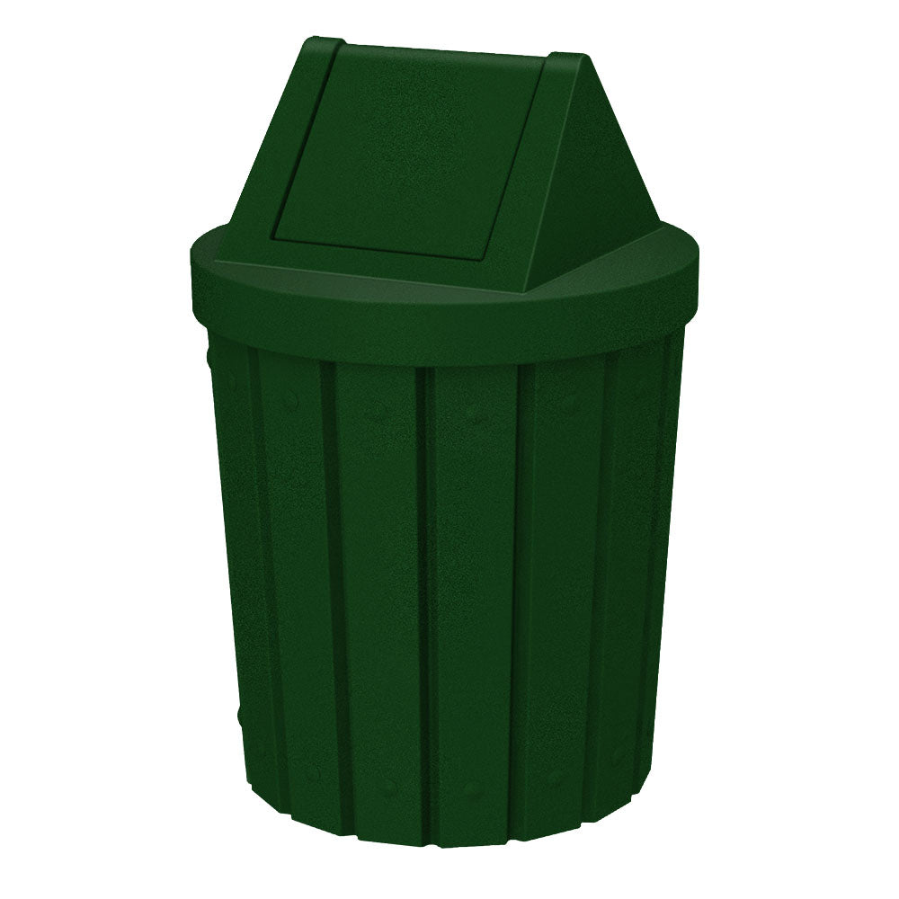 42 Gallon Signature Round | Swing Top - Assembly - Red - Anchorline Supply
