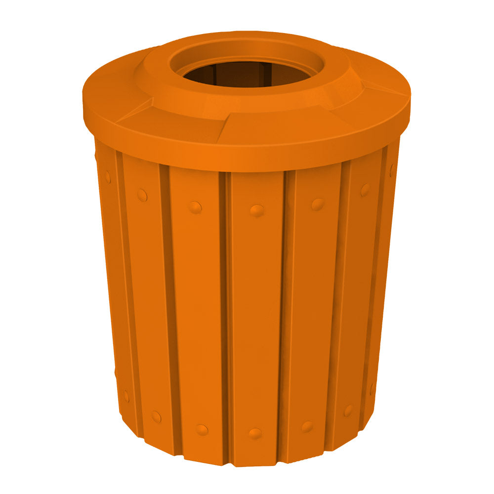 42 Gallon Signature Round | Flat Top with 11.5" hole - Assembly - Green - Anchorline Supply