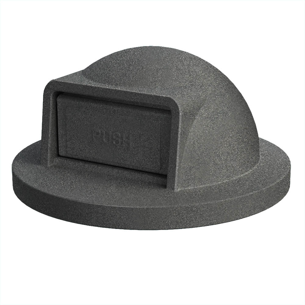 Dome Top Lid (fits 42 & 55 gallon round) - Brown Granite - Anchorline Supply