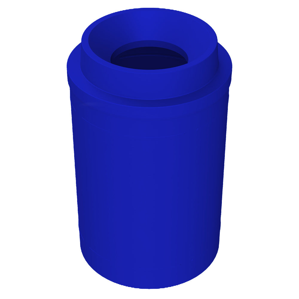 55 Gallon Classic Round | Funnel with 11.5"Hole Lid - Assembly - Light Granite - Anchorline Supply