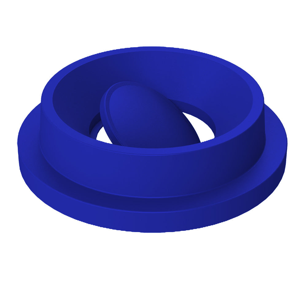 Funnel Top with Bug Barrier Lid (fits 42 & 55 gallon round) - Brown - Anchorline Supply