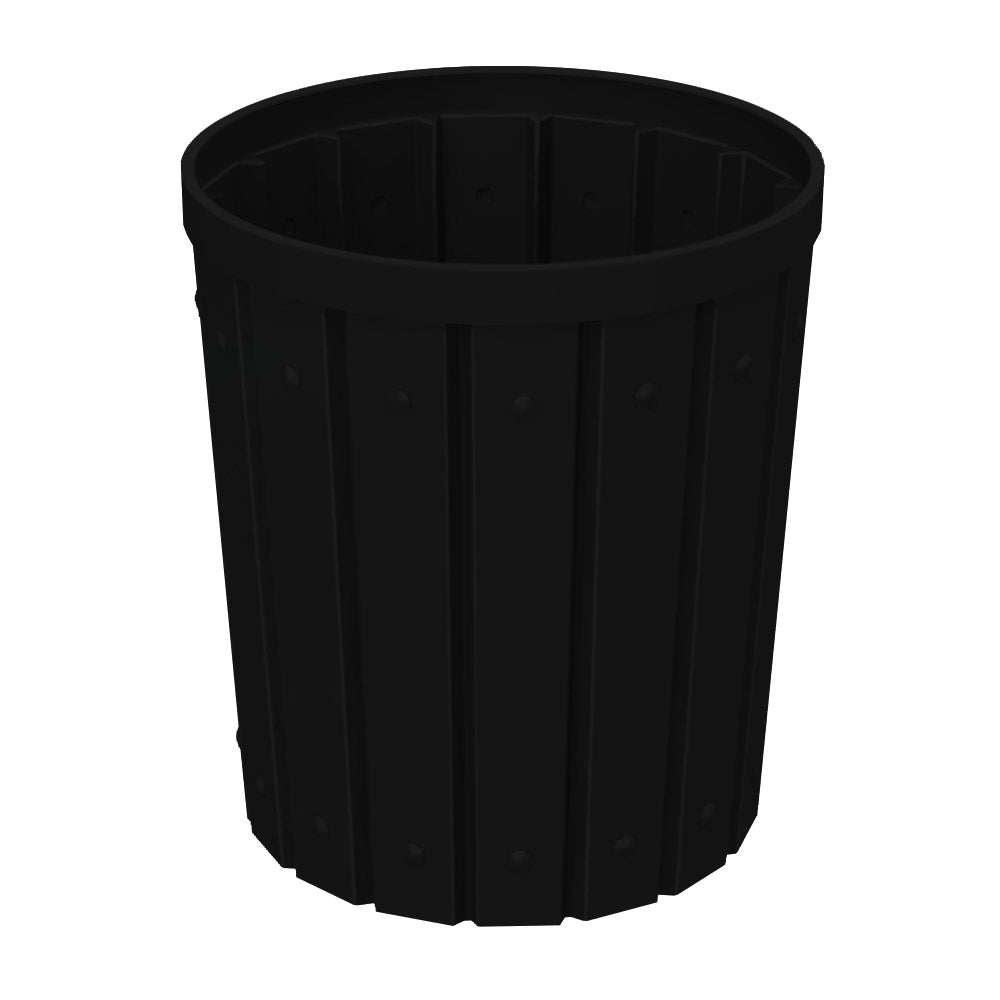 42 Gallon Round Signature Receptacle - Light Granite - Anchorline Supply