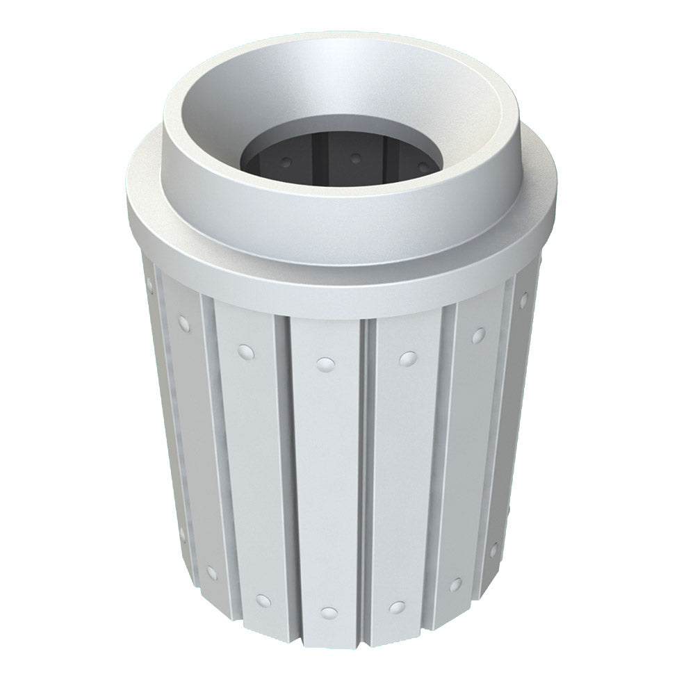 42 Gallon Signature Round | Funnel Top with 11.5" Hole - Assembly - Green - Anchorline Supply