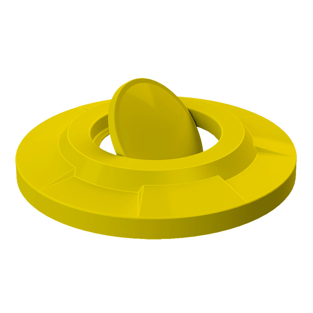 3 - PACK Flat Top with Bug Barrier Lid (fits 42 & 55 gallon round) - Green - Anchorline Supply