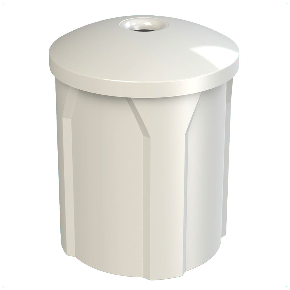 42 Gallon Classic Round | Mushroom Lid - Assembly - Black - Anchorline Supply