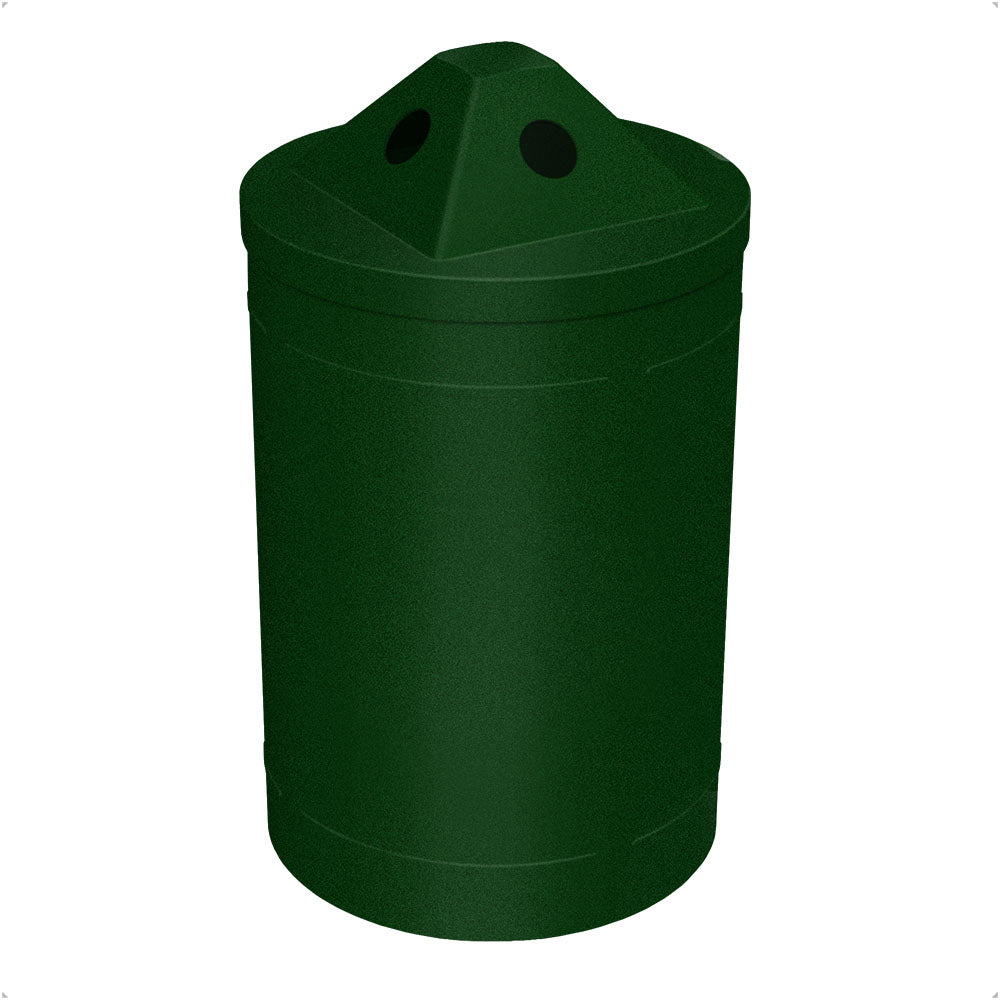 55 Gallon Classic Round | Pyramid with 3.5" holes Top - Assembly - Yellow - Anchorline Supply