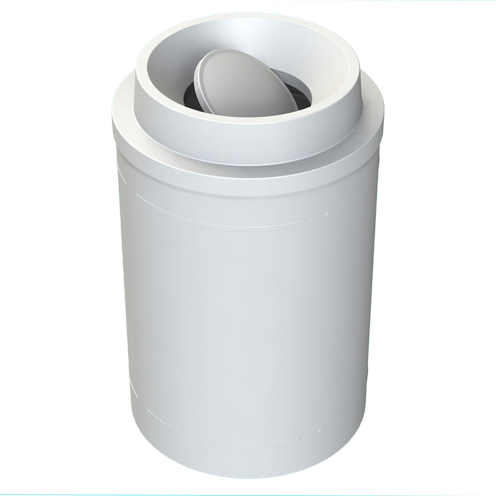 55 Gallon Classic Round | Funnel with Bug Barrier - Assembly - Black - Anchorline Supply