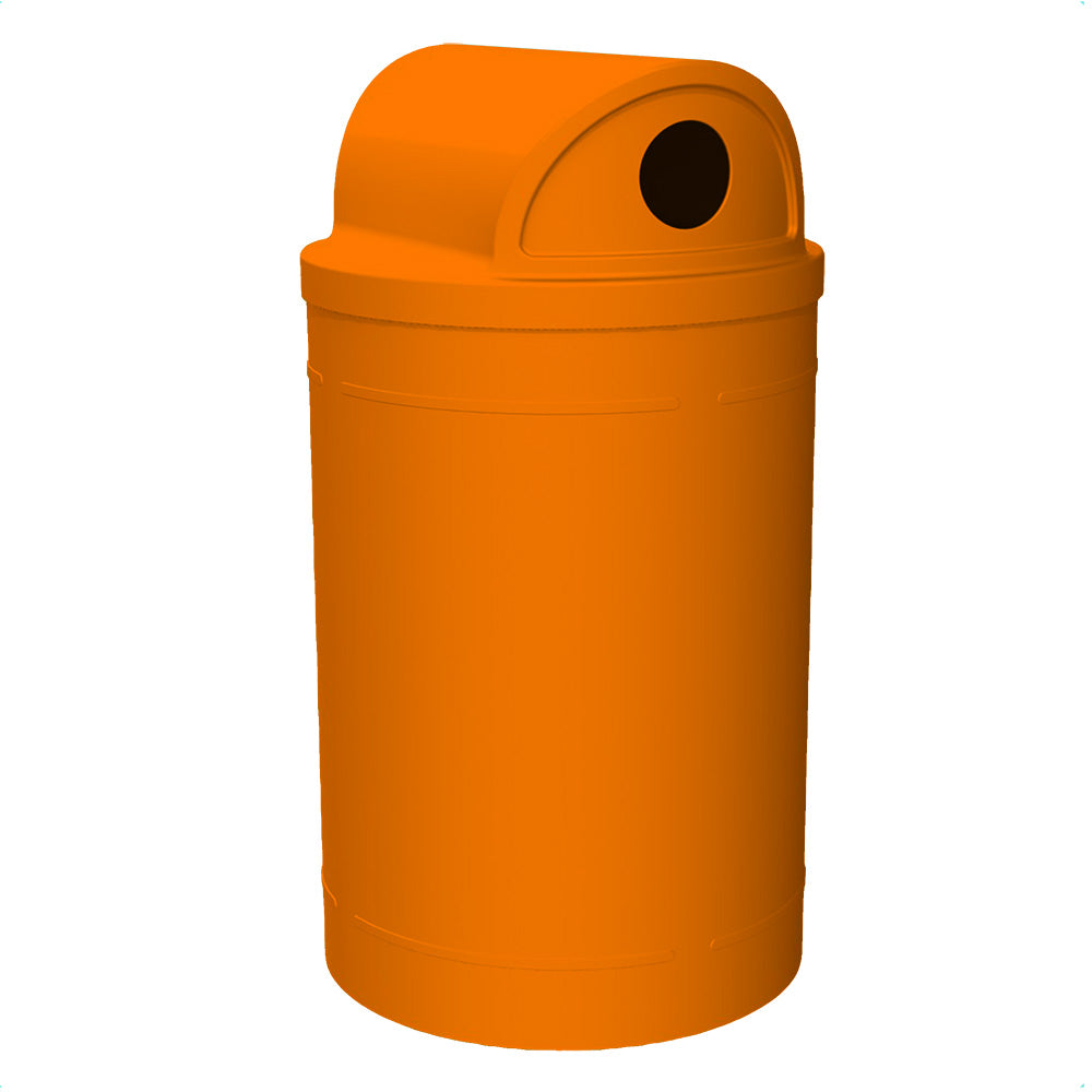 55 Gallon Classic Round | 2-Way with 5" inch holes Top - Assembly - Blue - Anchorline Supply