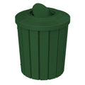 42 Gallon Signature Round | Flat Top with Bug Barrier - Assembly - Blue - Anchorline Supply