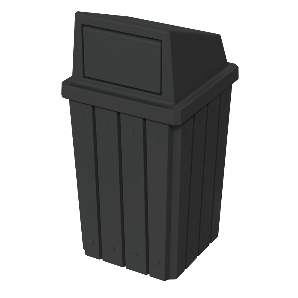 32 Gallon Signature Square | Dome Top Lid - Assembly - Anchorline Supply