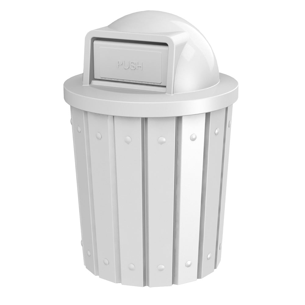 42 Gallon Signature Round | Dome Top - Assembly - Green - Anchorline Supply