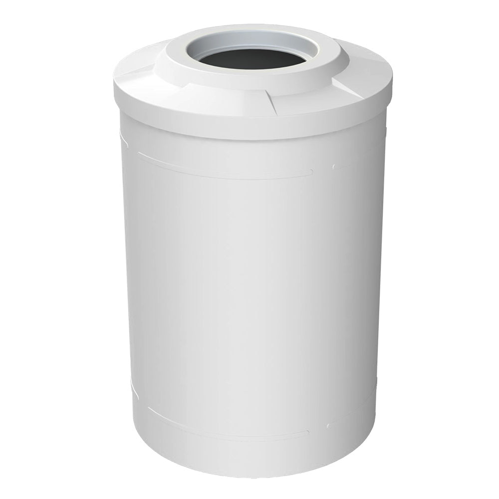 55 Gallon Classic Round | Flat top with 11.5" hole Lid - Assembly - Green - Anchorline Supply