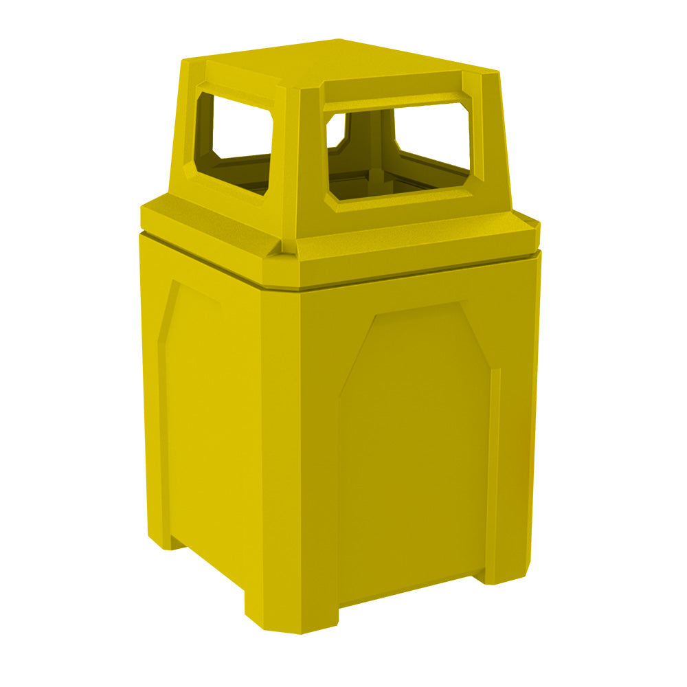 52 Gallon Classic Square | 4-Way Top - Assembly - Brown - Anchorline Supply
