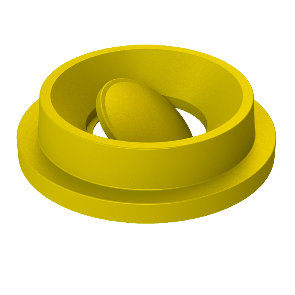 Funnel Top with Bug Barrier Lid (fits 42 & 55 gallon round) - White - Anchorline Supply