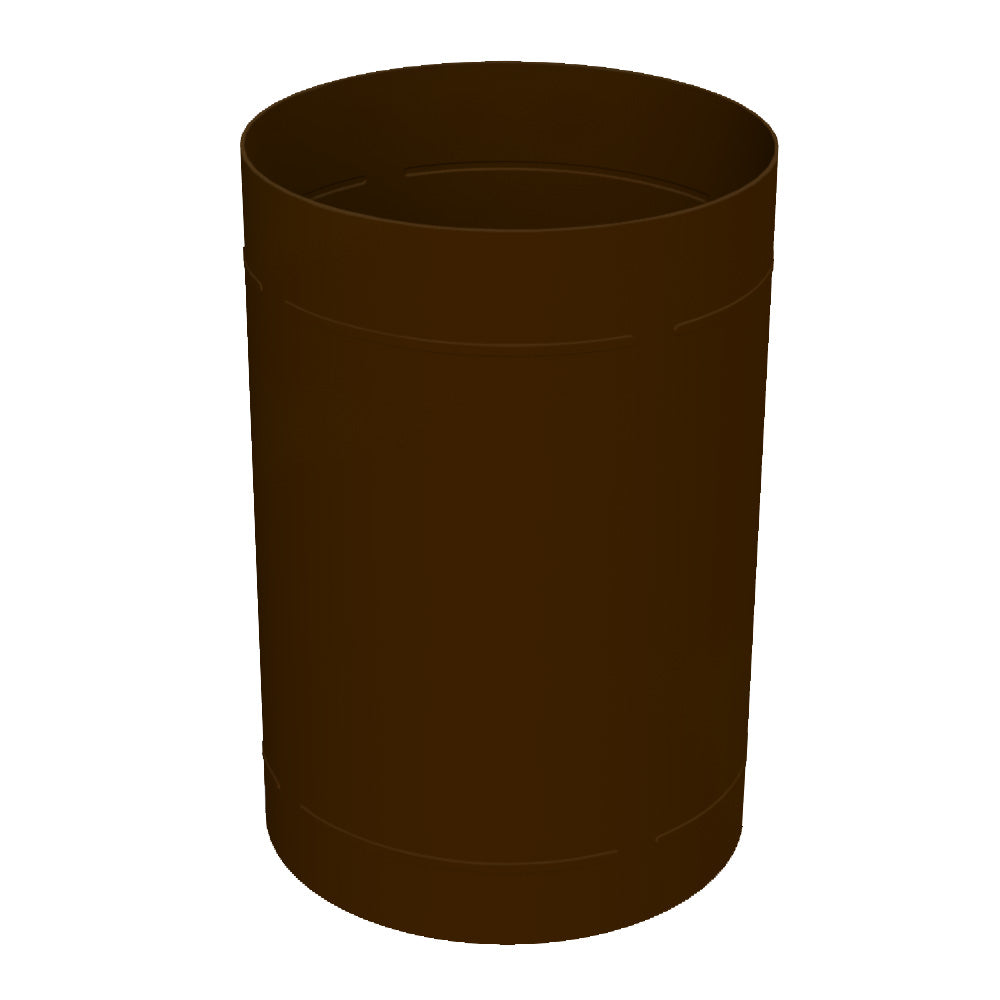 55 Gallon Round Classic Receptacle - Beige Granite - Anchorline Supply