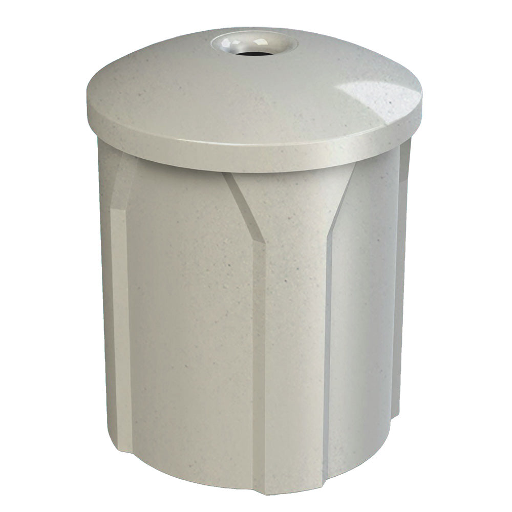 42 Gallon Classic Round | Mushroom Lid - Assembly - Red - Anchorline Supply