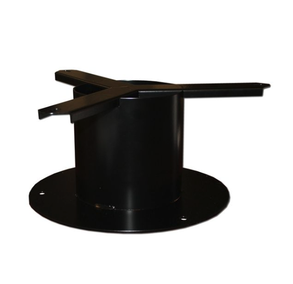 Steel Receptacle 6" Pedestal - Other Color (+$33) - Anchorline Supply