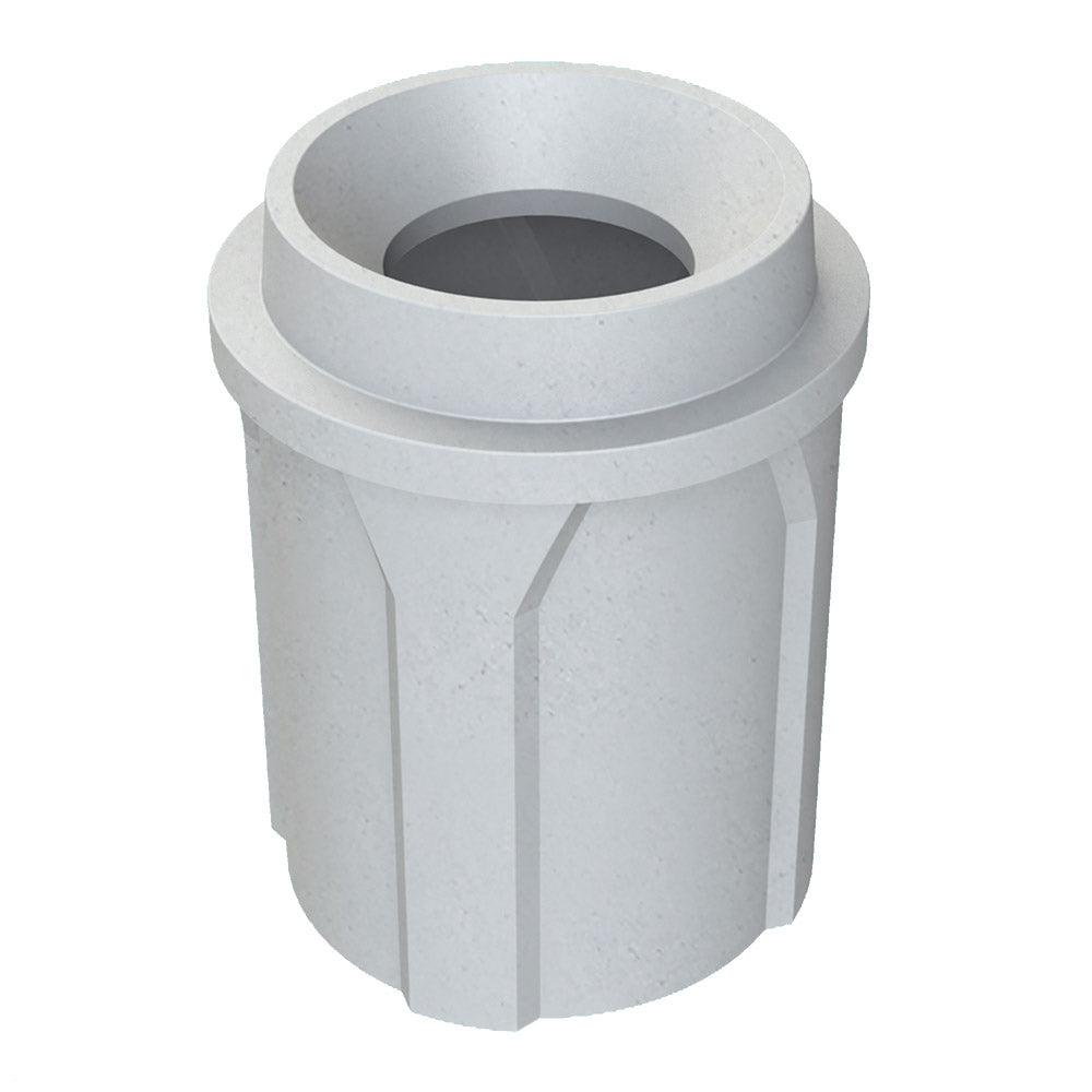 42 Gallon Classic Round | Funnel Lid with 11.5" hole - Assembly - Orange - Anchorline Supply