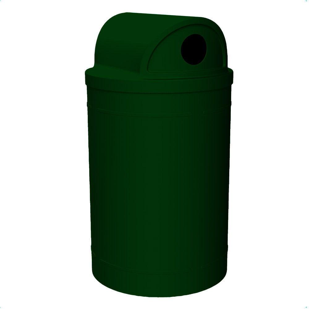 55 Gallon Classic Round | 2-Way with 5" inch holes Top - Assembly - Dark Granite - Anchorline Supply