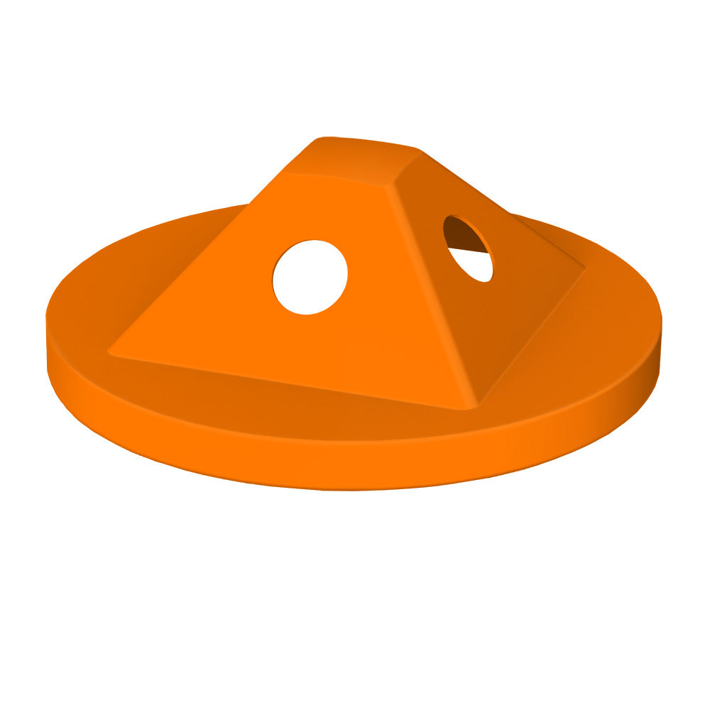 Pyramid Top (fits 42 & 55 gallon round) - Yellow - Anchorline Supply